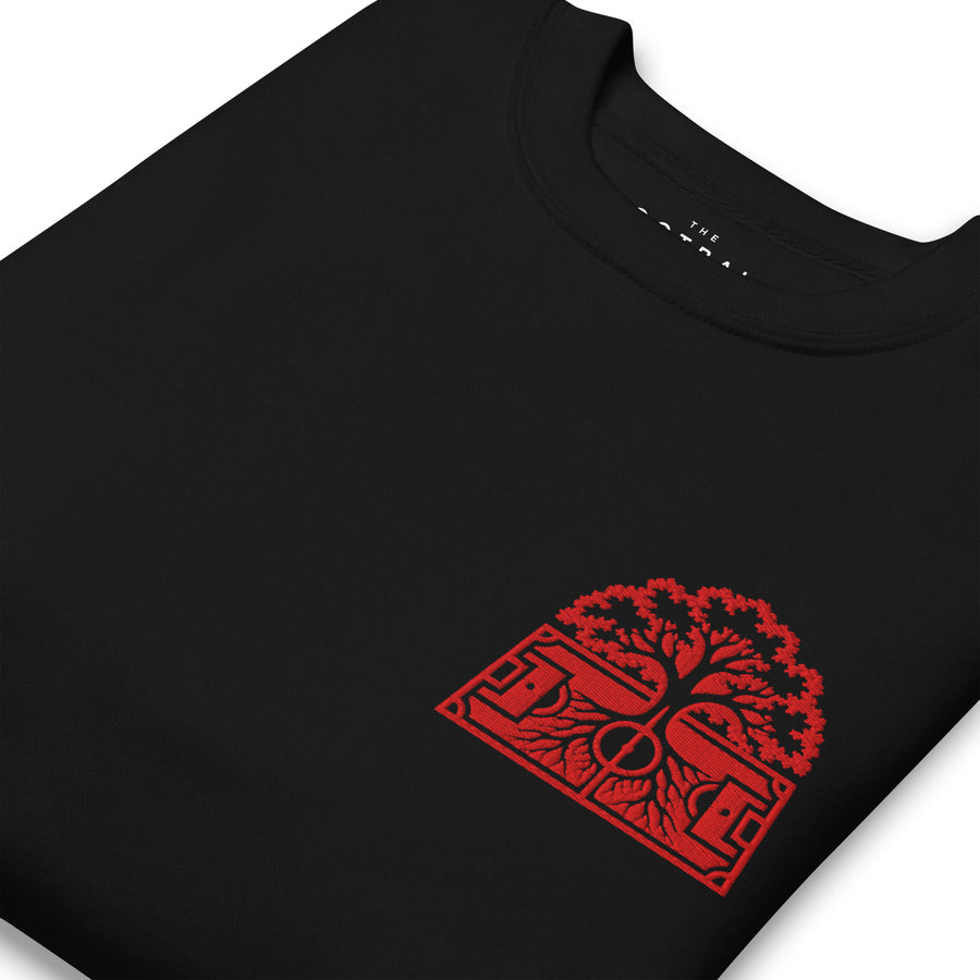 Nottingham — Red to My Roots Embroidered Football Sweatshirt