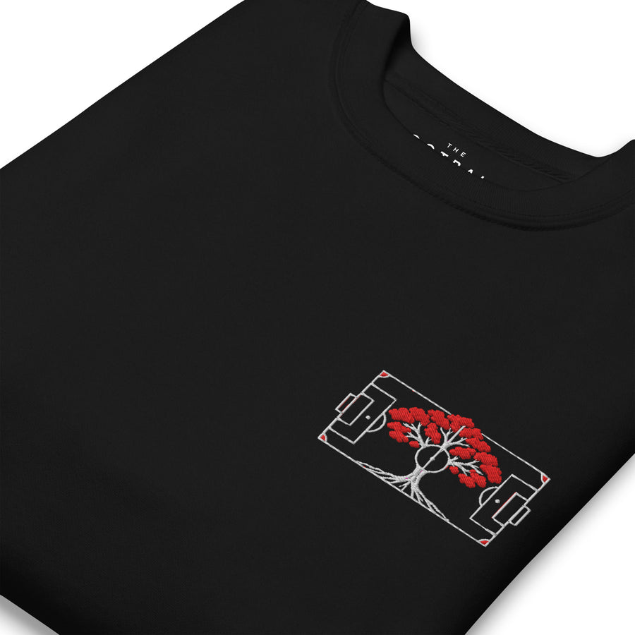 Nottingham — Red to My Roots Embroidered Football Sweatshirt