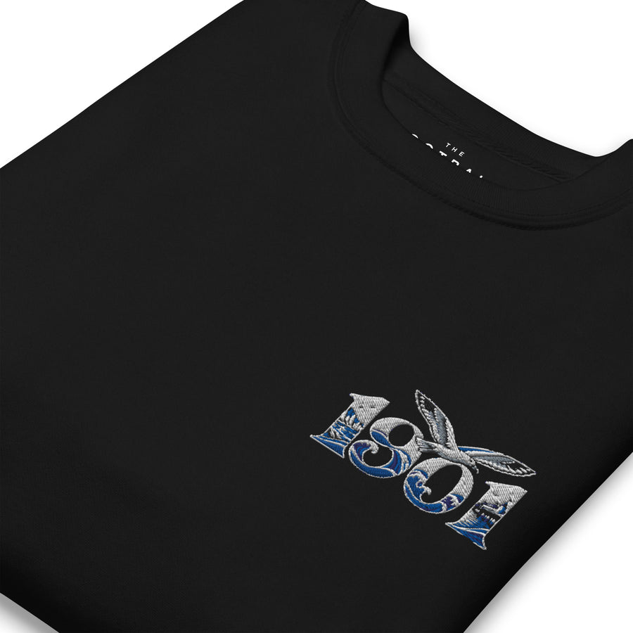 Brighton 1901 Heritage Seagulls Embroidered Football Sweatshirt