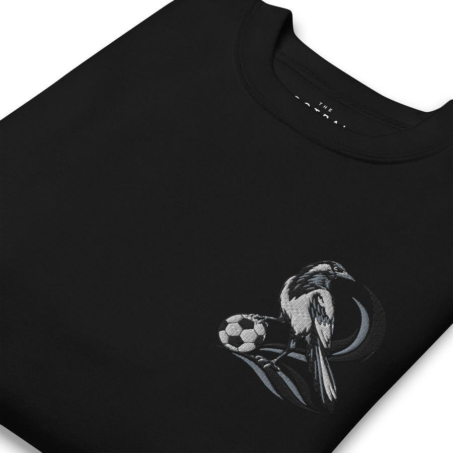 Geordie Magpie Inspired Embroidered Football Sweatshirt