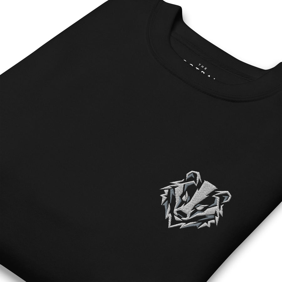 Fulham Inspired Geometric Badger Football Sweatshirt