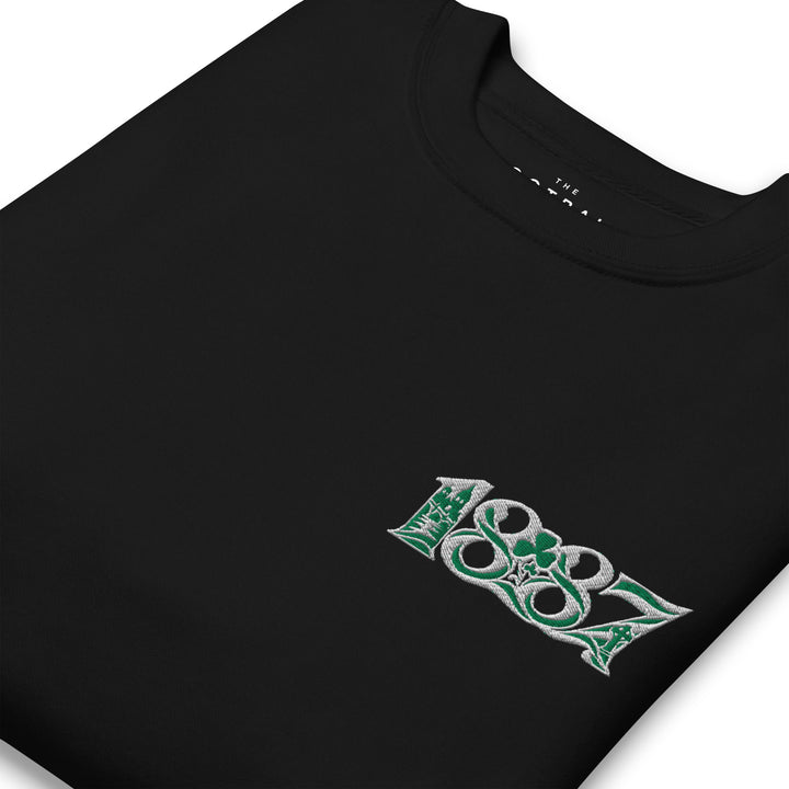 Celtic 1887 Founding Year Inspired Embroidered Football Sweatshirt