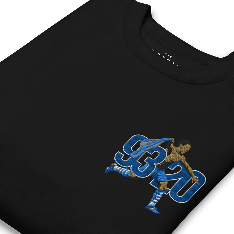 93:20 That Moment Embroidered Football Sweatshirt
