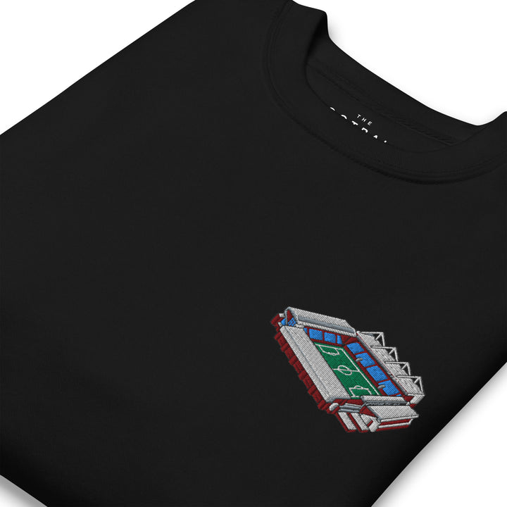 Villa Park Inspired Aston Villa Embroidered Football Sweatshirt