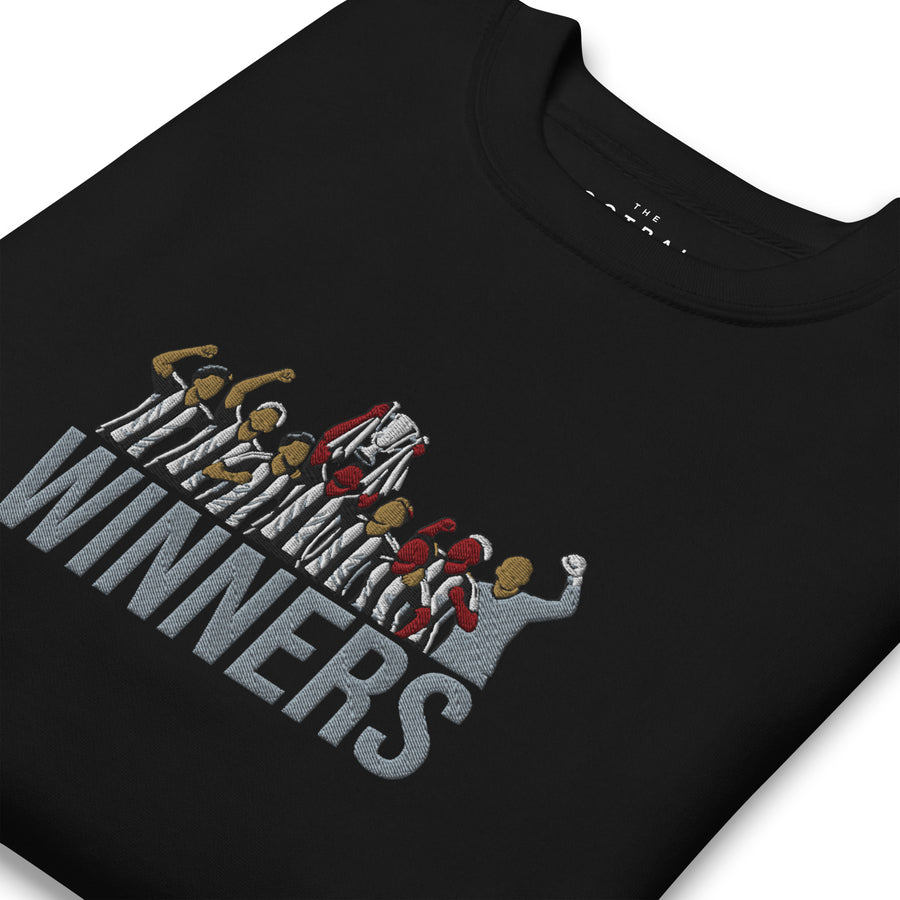 Newcastle United Inspired 2024/25 Carabao Cup Winners Embroidered Football Sweatshirt