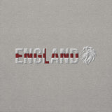 England World Cup Lion Embroidered Football Sweatshirt in carbon grey, front view