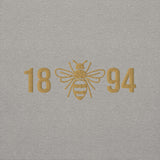 Manchester City Bee Embroidered Football Sweatshirt in carbon grey, front view