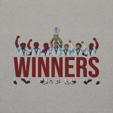 Aston Villa Inspired European Cup Champions Sweatshirt, grey front view