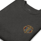 Aston Villa Inspired Geometric Lion Football Sweatshirt