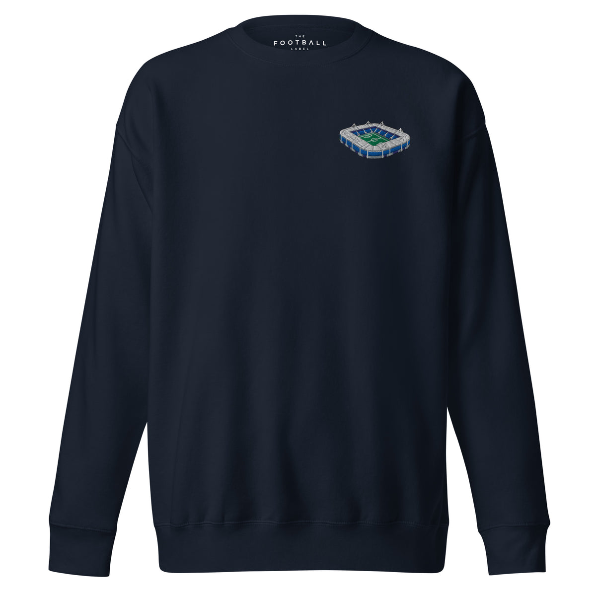 King Power Stadium Inspired Leicester City Embroidered Football Sweatshirt