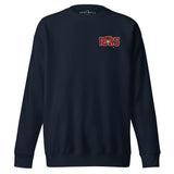 Nottingham 1865 retro embroidered football sweatshirt in Navy Blazer