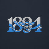 Manchester 1894 Worker Bee embroidered football sweatshirt in Navy Blazer