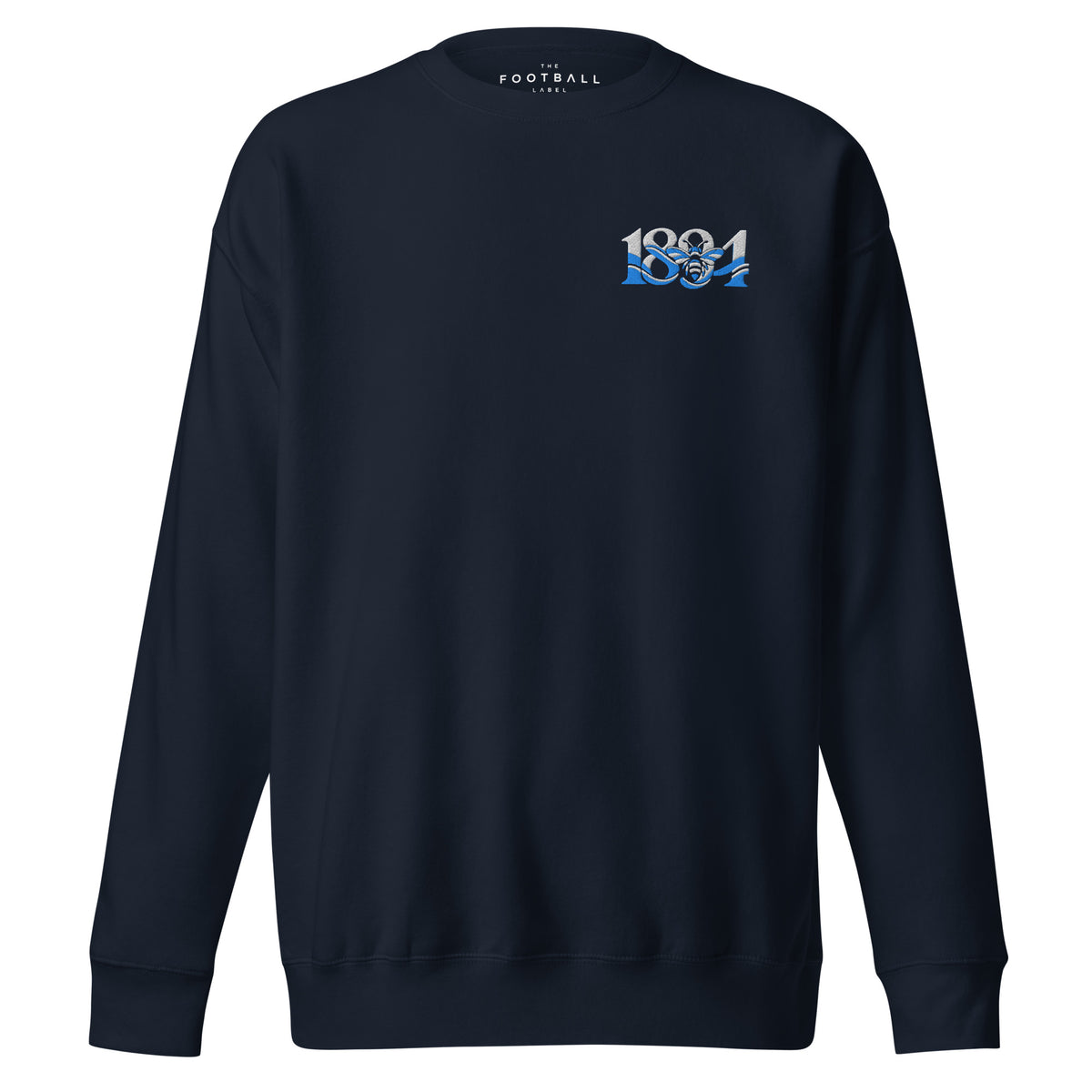 Manchester 1894 Worker Bee embroidered football sweatshirt in Navy Blazer