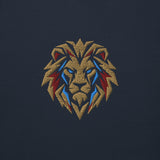 Aston Villa Inspired Geometric Lion Football Sweatshirt