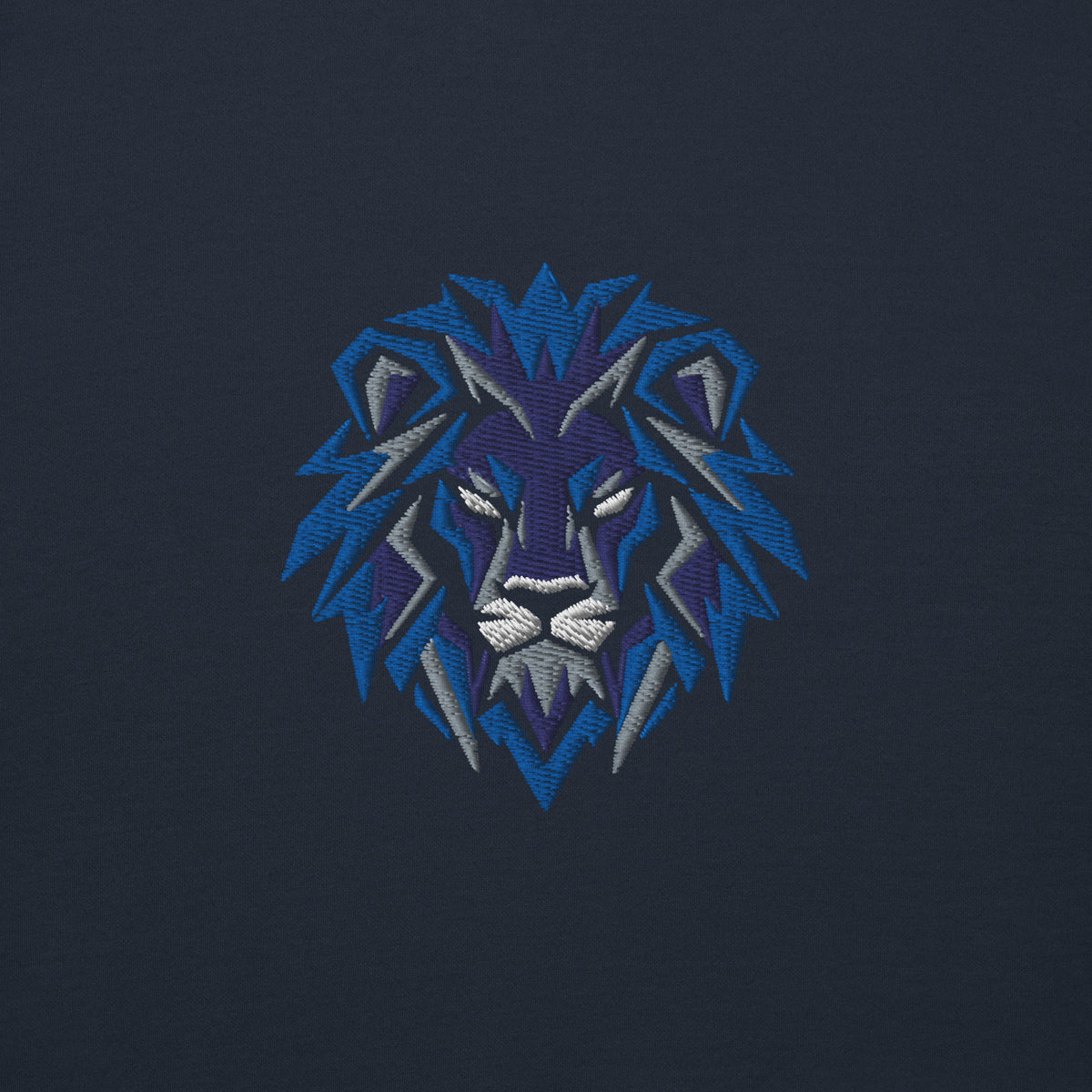Chelsea Inspired Geometric Lion Football Sweatshirt