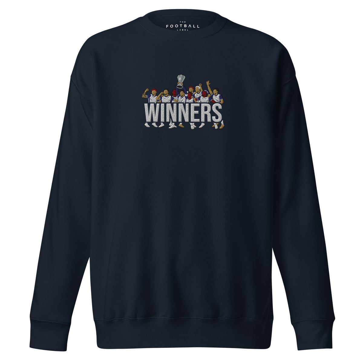 Tottenham Hotspur Inspired Europa League Champions Embroidered Football Sweatshirt