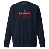 Aston Villa Inspired European Cup Champions Sweatshirt, navy blazer front view