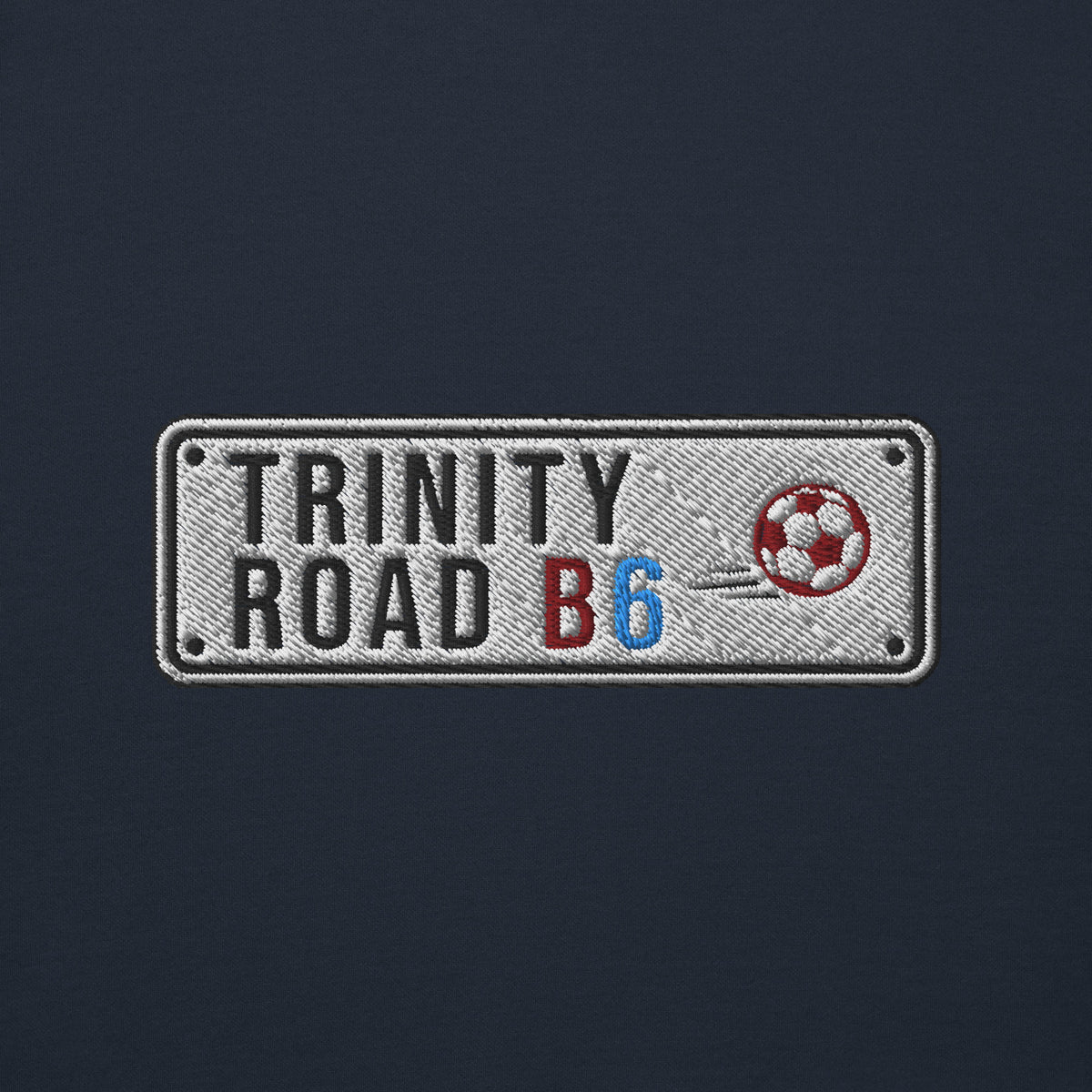 Aston Villa Street Sign Sweatshirt, navy blazer front view