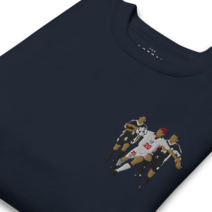 England v Argentina 1998 Embroidered Football Sweatshirt