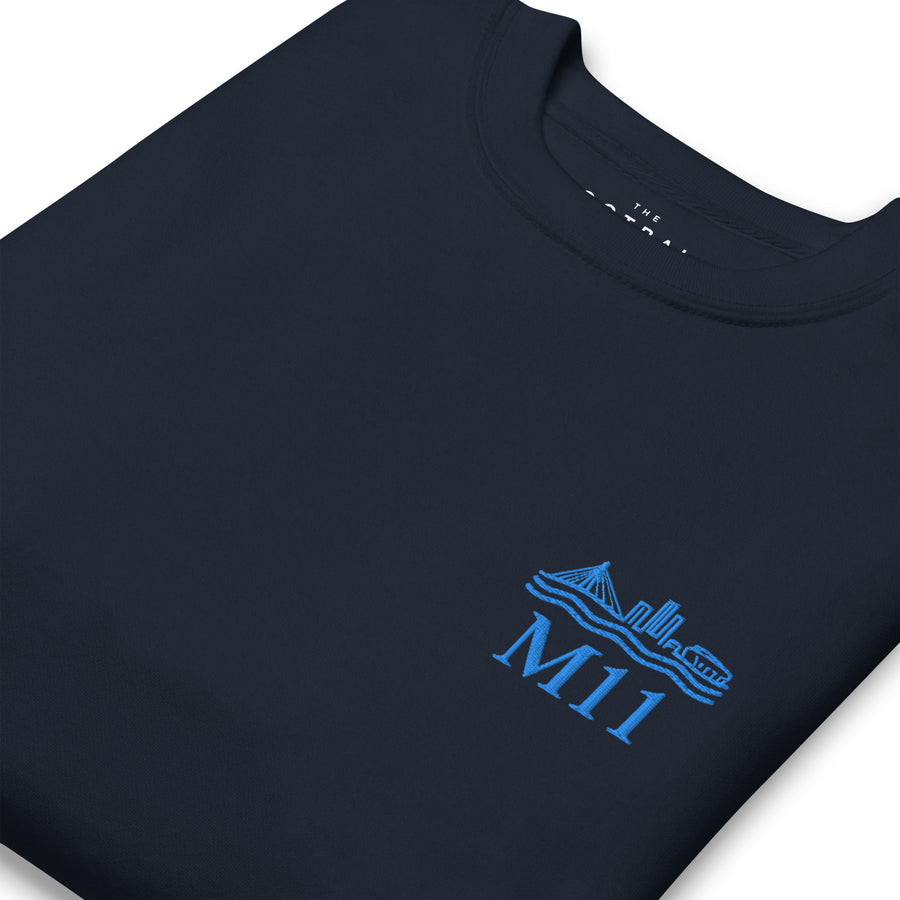 Manchester City Postcode Embroidered Football Sweatshirt