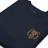 Bournemouth Inspired Geometric Bear Embroidered Football Sweatshirt