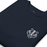 Fulham Inspired Geometric Badger Football Sweatshirt