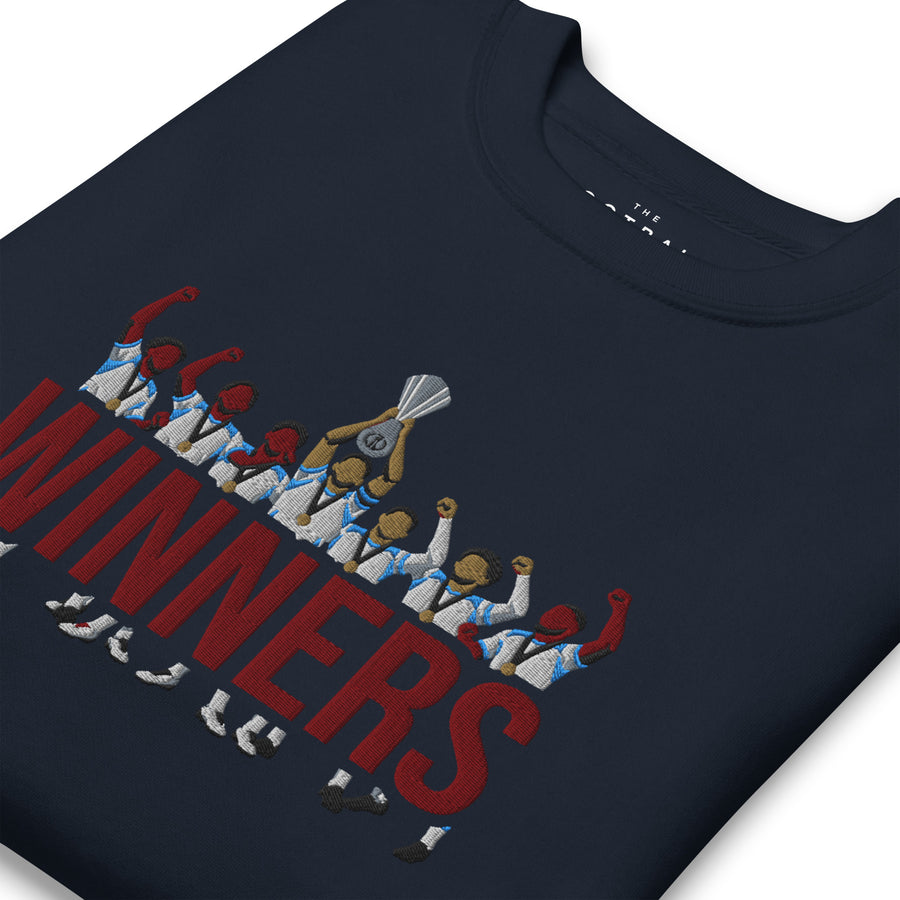 Aston Villa Inspired European Cup Champions Embroidered Football Sweatshirt