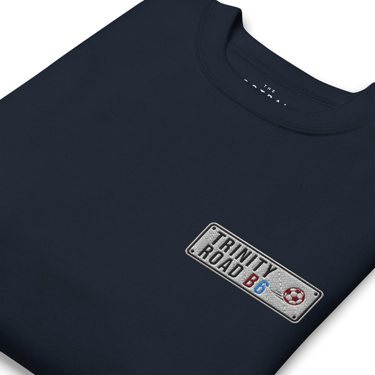 Aston Villa Street Sign Sweatshirt, navy blazer zoomed in view