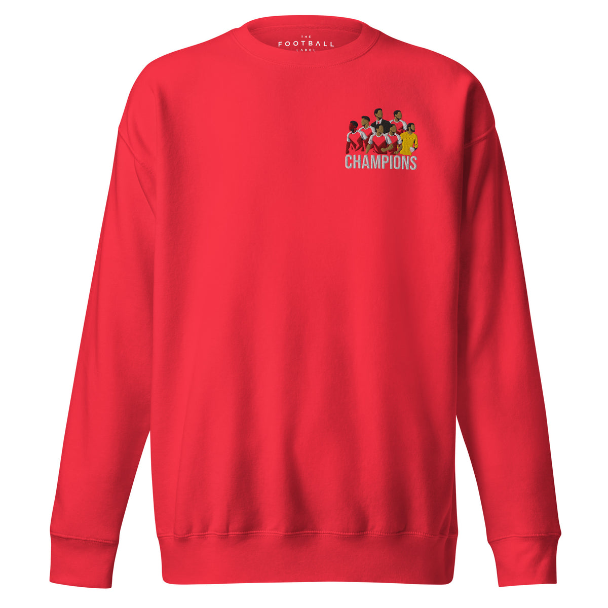 Arsenal 2025/26 Champions Inspired Elite Embroidered Football Sweatshirt