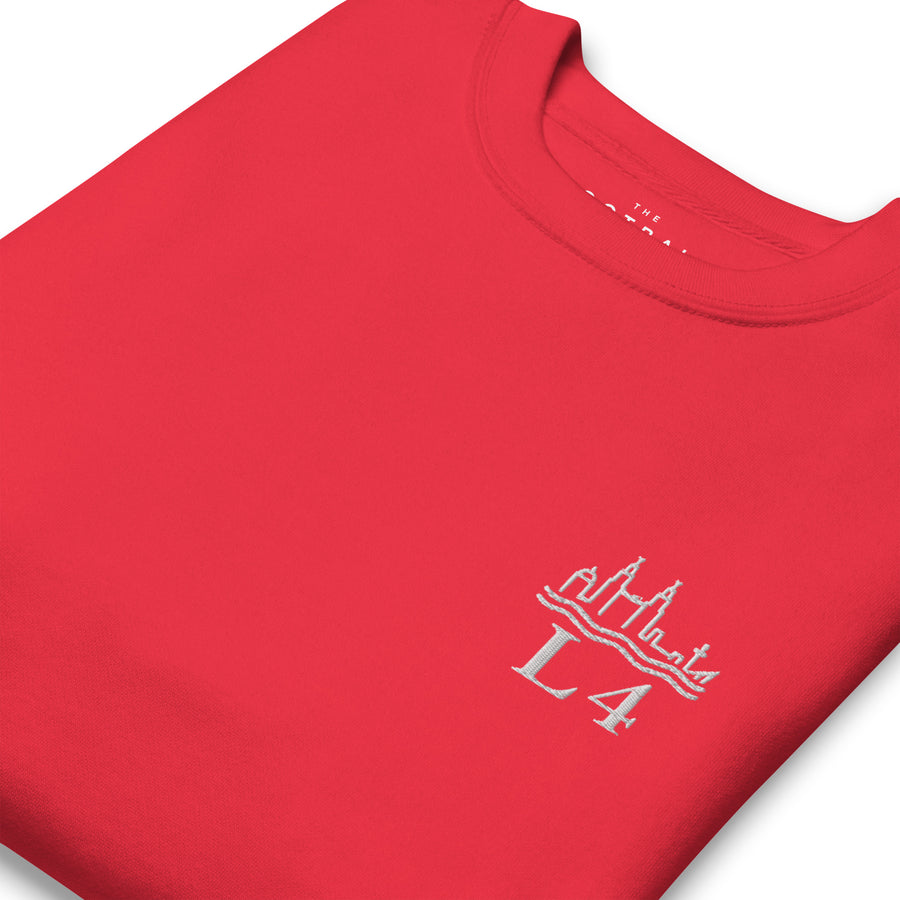 Liverpool Postcode Embroidered Football Sweatshirt