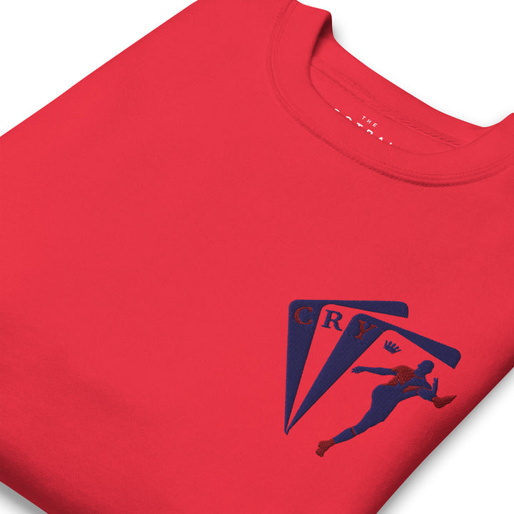 Jean-Philippe Mateta Inspired Crystal Palace King Embroidered Football Sweatshirt