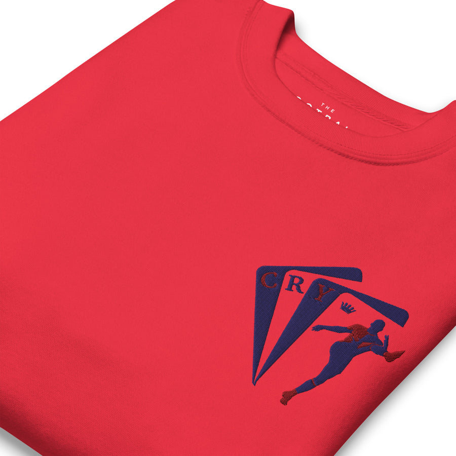Jean-Philippe Mateta Inspired Crystal Palace King Embroidered Football Sweatshirt
