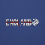 England World Cup Lion Embroidered Football Sweatshirt in team royal, front view