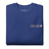 England World Cup Lion Embroidered Football Sweatshirt in team royal, alternate front view