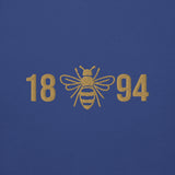 Manchester City Bee Embroidered Football Sweatshirt in team royal, front view
