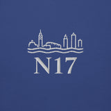 Tottenham Postcode Embroidered Football Sweatshirt in team royal, front view