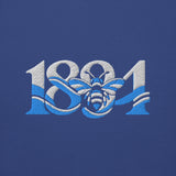 Manchester 1894 Worker Bee embroidered football sweatshirt in Team Royal