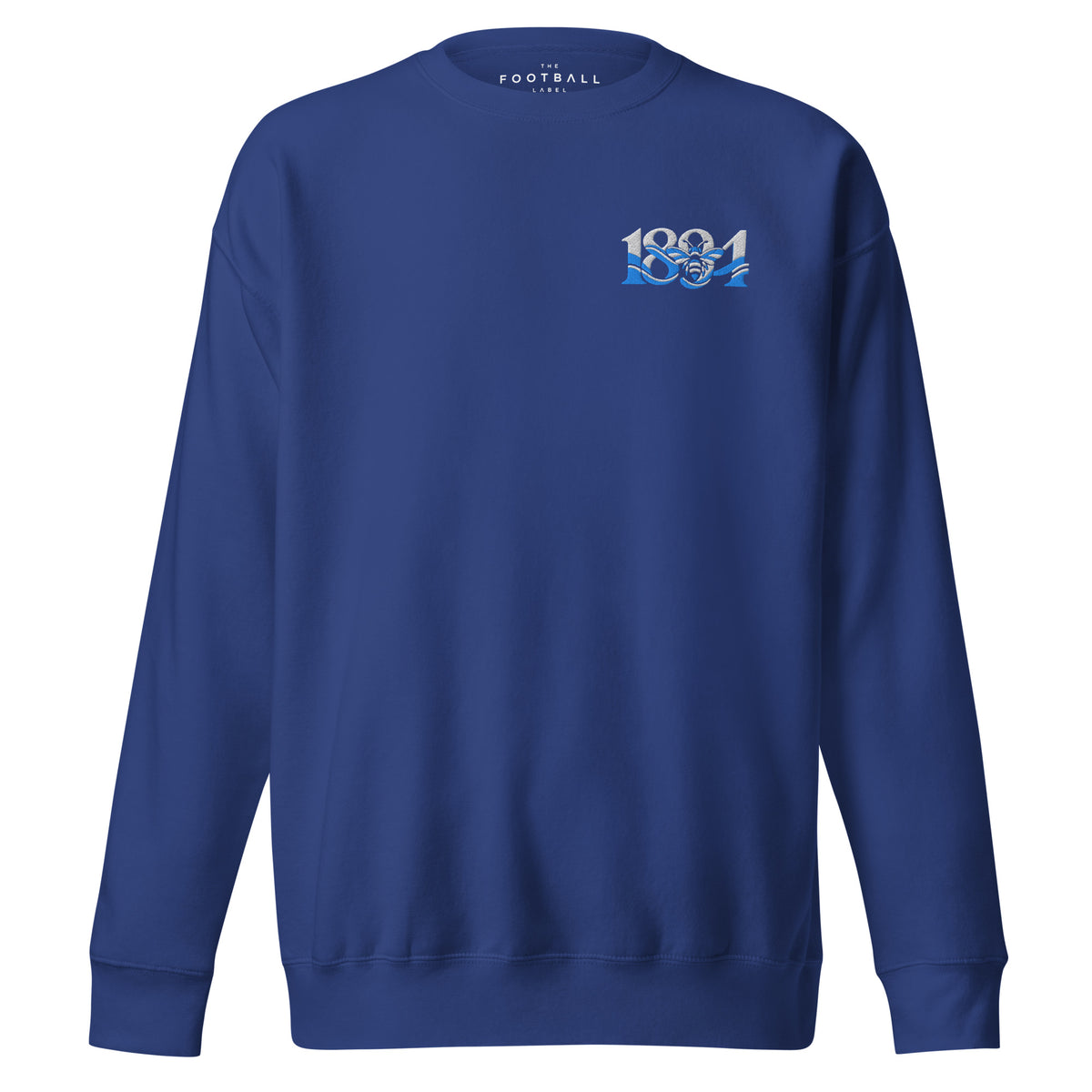 Manchester 1894 Worker Bee embroidered football sweatshirt in Team Royal