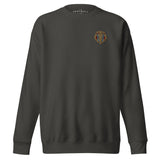 Aston Villa Inspired Geometric Lion Football Sweatshirt