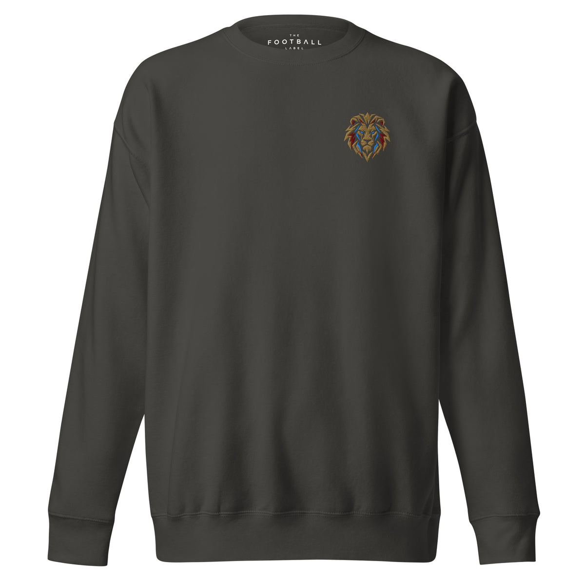 Aston Villa Inspired Geometric Lion Football Sweatshirt