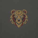 Bournemouth Inspired Geometric Bear Embroidered Football Sweatshirt