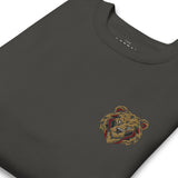 Bournemouth Inspired Geometric Bear Embroidered Football Sweatshirt