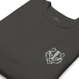 Fulham Inspired Geometric Badger Football Sweatshirt