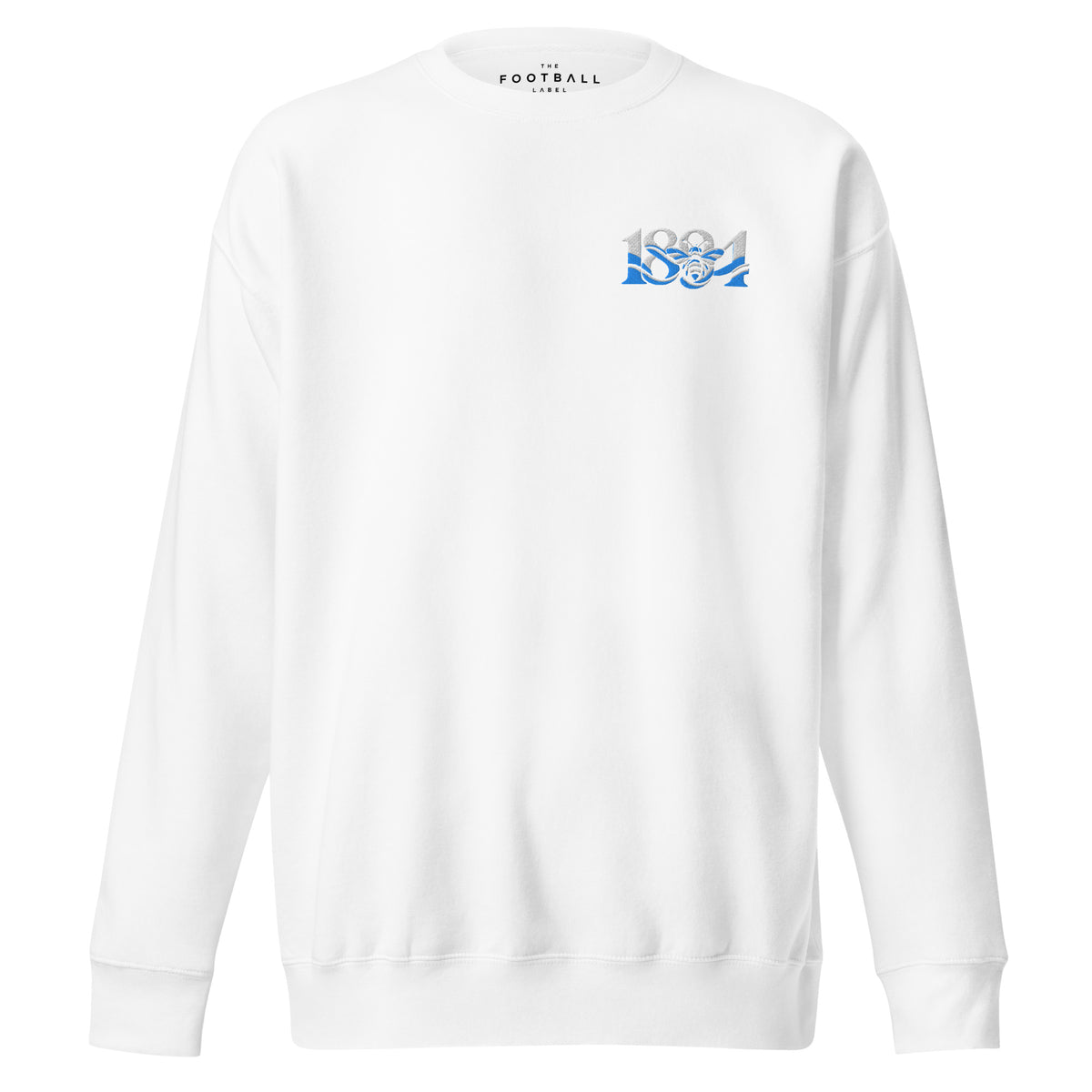 Manchester 1894 Worker Bee embroidered football sweatshirt in White