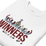 Aston Villa Inspired European Cup Champions Sweatshirt, white zoomed in view