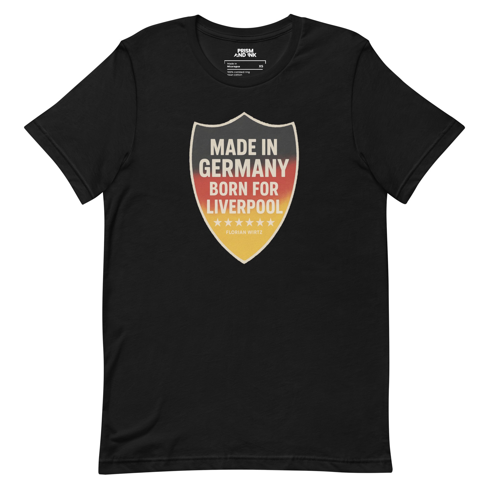 LFC Florian Wirtz: Born For Liverpool T-Shirt-Prism and Ink