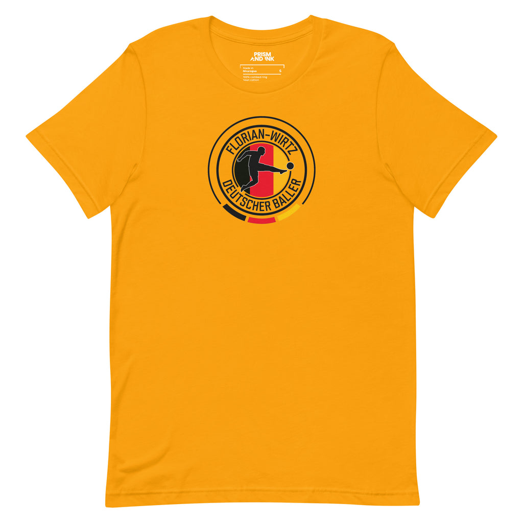 LFC Florian Wirtz: Deutscher Baller T-Shirt-Prism and Ink