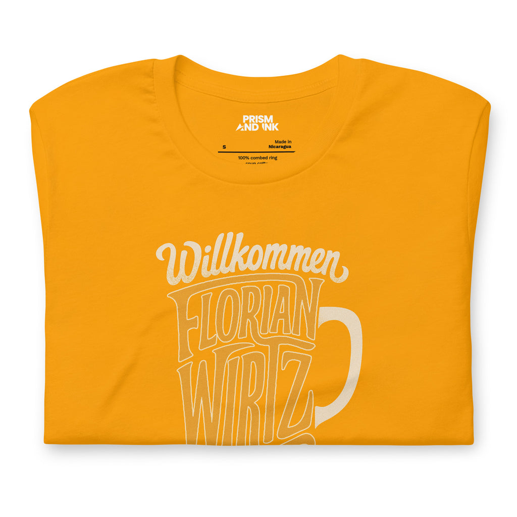 LFC Florian Wirtz: Willkommen T-Shirt-Prism and Ink