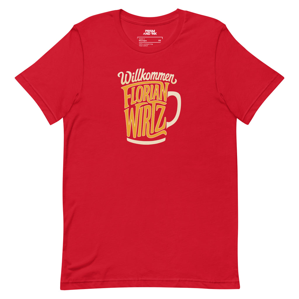 LFC Florian Wirtz: Willkommen T-Shirt-Prism and Ink